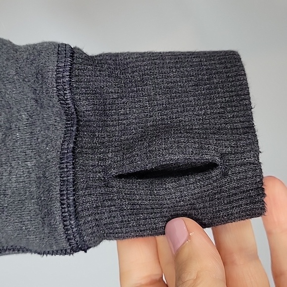 Lululemon charcoal gray sweat jacket Hug It Out - Picture 4 of 9